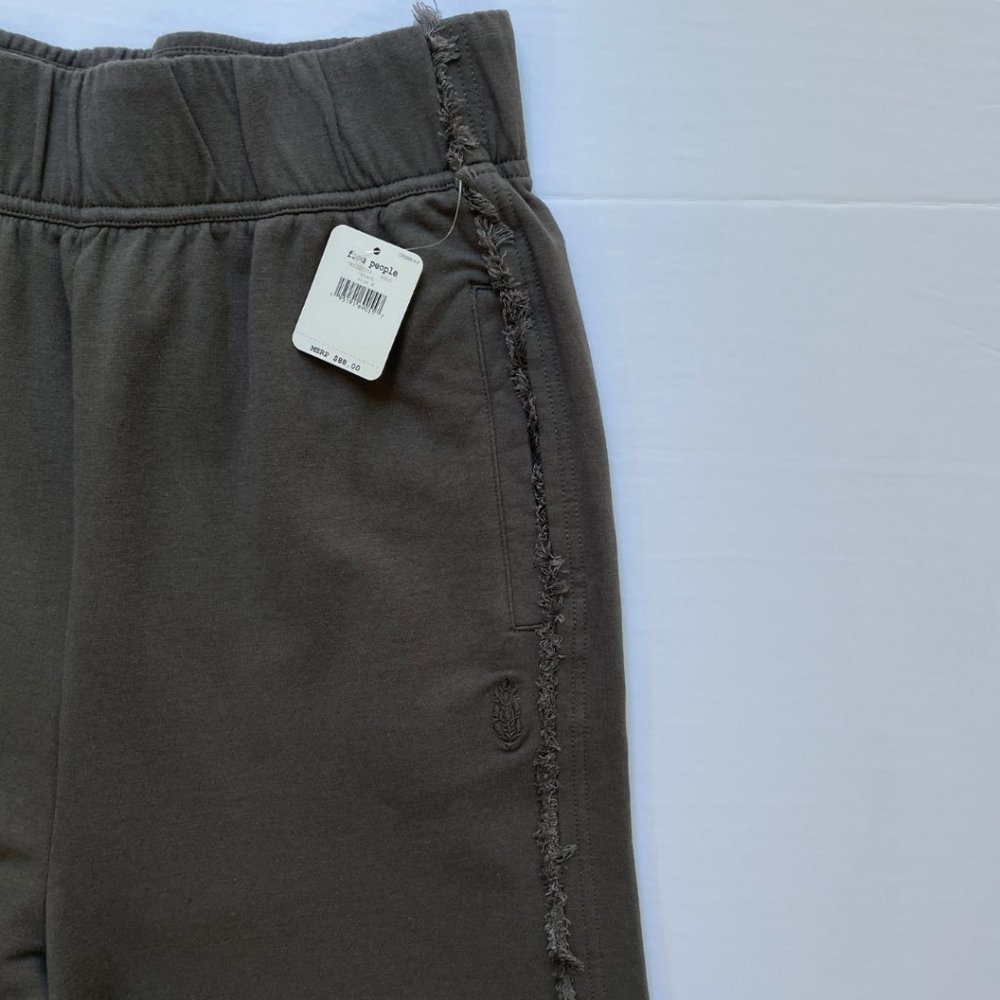 NEW Free People Where The Wind Blows High Rise Black Jogger Womens Size XS - Picture 10 of 16